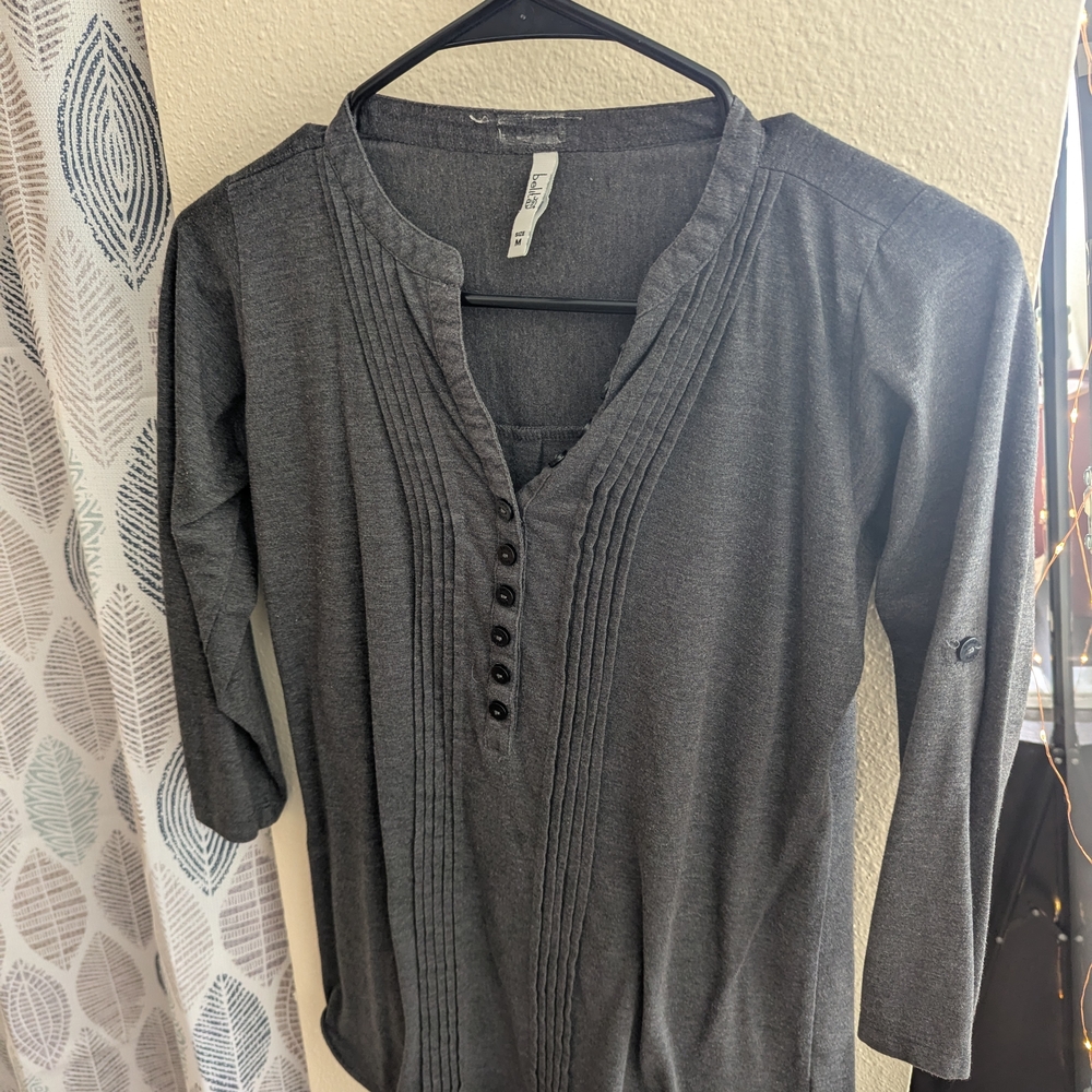 Dark Gray Women's Blouse